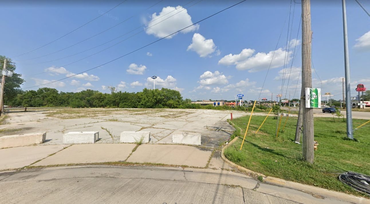 Site of future Panda Express restaurant